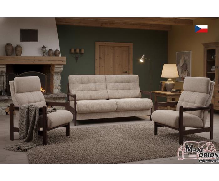 Ukázka interiéru – takto může vypadat Vaše sedací souprava Barbora s křesly 