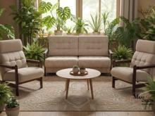 Fotogalerie Sedací souprava Barbora s křesly - bez rozkladu