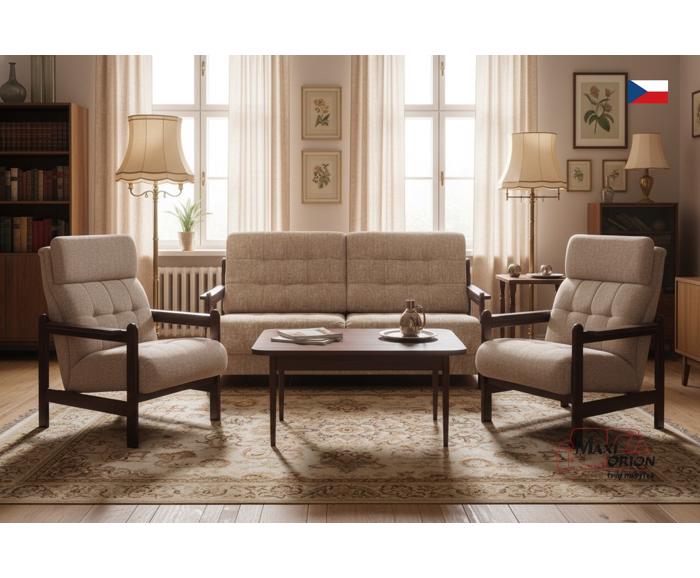 Ukázka interiéru – takto může vypadat Vaše sedací souprava Barbora s křesly 