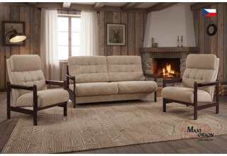 Ukázka interiéru – takto může vypadat Vaše sedací souprava Barbora s křesly 