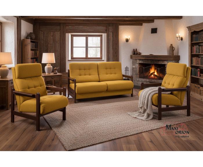 Ukázka interiéru – takto může vypadat Vaše sedací souprava Barbora s křesly 