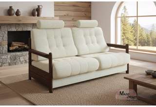 Ukázka interiéru – takto může vypadat Vaše sedací souprava Barbora s opěrkami hlavy – lze doobjednat, cena uvedena za 1 kus