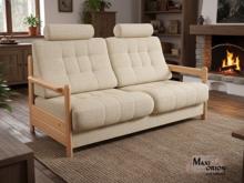 Fotogalerie Pohovka Barbora z masivu s úložným prostorem