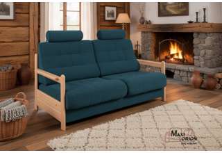 Ukázka interiéru – takto může vypadat Vaše sedací souprava Barbora s opěrkami hlavy – lze doobjednat