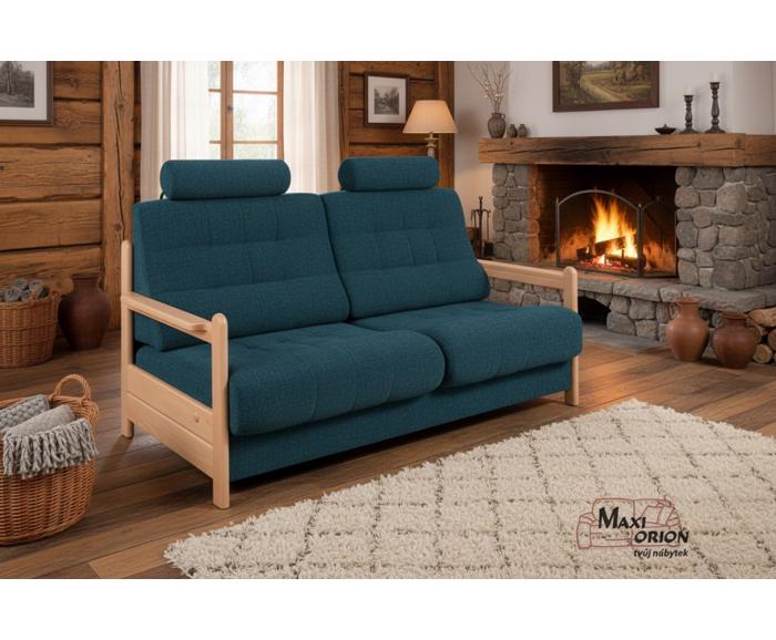 Ukázka interiéru – takto může vypadat Vaše sedací souprava Barbora s opěrkami hlavy – lze doobjednat