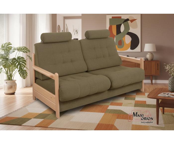 Ukázka interiéru – takto může vypadat Vaše sedací souprava Barbora s opěrkami hlavy – lze doobjednat