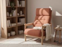 Fotogalerie Křeslo Barbora z masivu