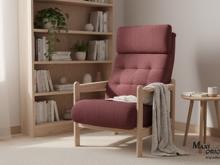 Fotogalerie Křeslo Barbora z masivu