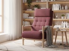 Fotogalerie Křeslo Barbora z masivu