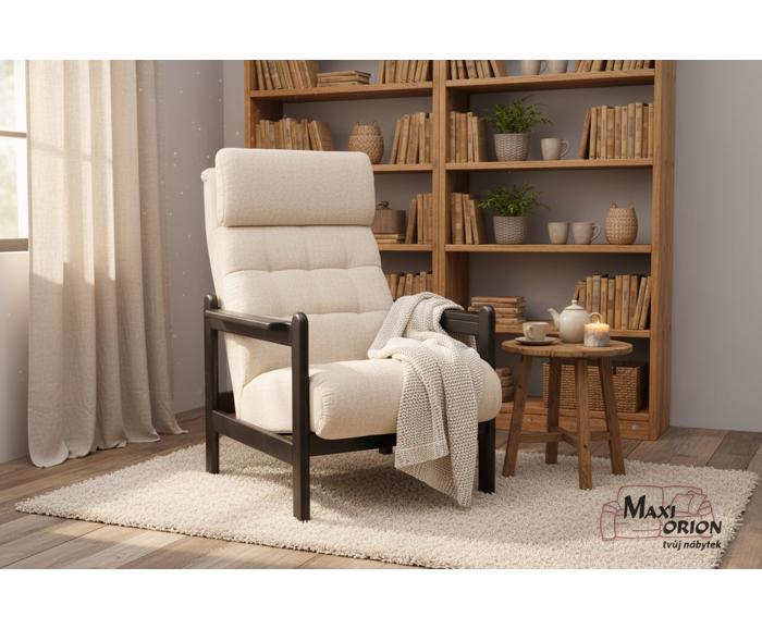 Křeslo Barbora z masivu - ukázka interiéru