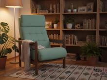 Fotogalerie Křeslo Barbora z masivu