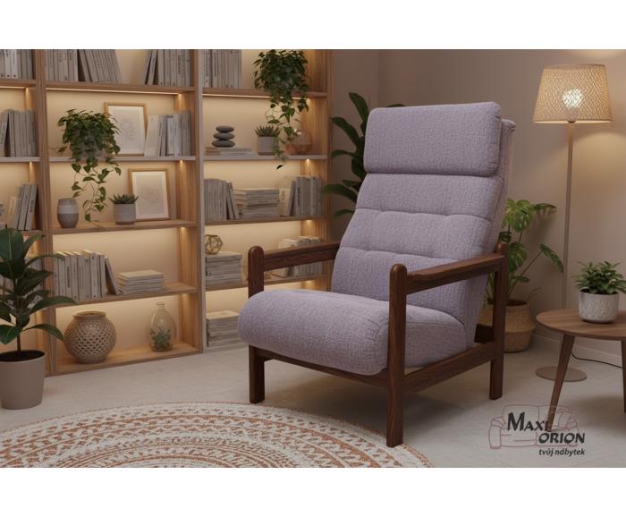 Křeslo Barbora z masivu - ukázka interiéru