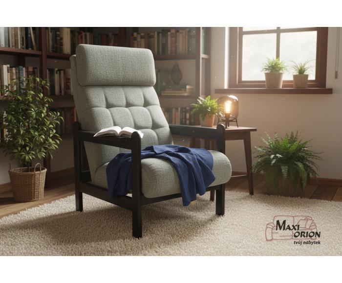 Křeslo Barbora z masivu - ukázka interiéru