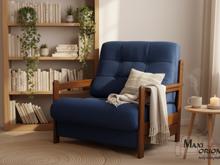 Fotogalerie Rozkládací půlpohovka/křeslo Barbora z masivu