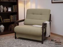 Fotogalerie Rozkládací půlpohovka/křeslo Barbora z masivu