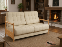 Fotogalerie Pohovka Barbora z masivu s úložným prostorem