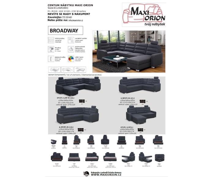 Fotogalerie Sedací souprava Broadway - velká L