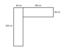 Fotogalerie Kuchyňská rohová pracovní deska 38 mm hloubky 60cm / délky 200 x 165 cm - Dub Artisan- ohraněná s frézovaným spojem