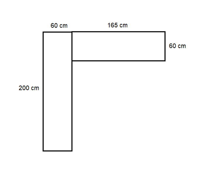 Nákres pracovní desky.