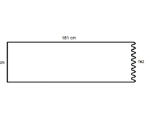 Fotogalerie Kuchyňská pracovní deska 38 mm hloubky 60cm / délky 181 cm - Dark Atelier- ohraněná z levé strany