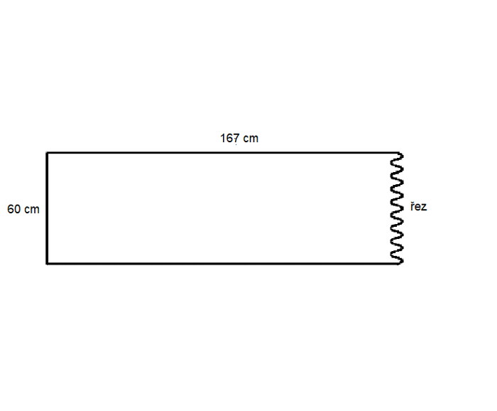 Fotogalerie Kuchyňská pracovní deska 38 mm hloubky 60cm / délky 167 cm - Dark Atelier- ohraněná z levé strany