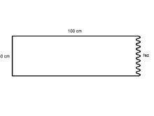 Fotogalerie Kuchyňská pracovní deska 38 mm hloubky 60cm / délky 100 cm - Dark Atelier- ohraněná z levé strany