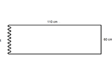 Fotogalerie Kuchyňská pracovní deska 38 mm hloubky 60cm / délky 110 cm - Dark Atelier- ohraněná z pravé strany