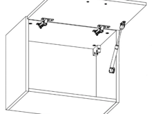 Fotogalerie G50K (50 cm), horní skříňka výklopná kuchyňské linky Aspen