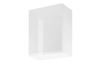 G60 P/L (60 cm) levá, horní skříňka kuchyňské linky Aspen  - bílá