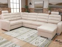 Fotogalerie Pohodlná sedací souprava Broadway do U béžová