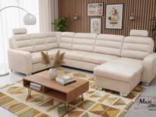 Fotogalerie Pohodlná sedací souprava Broadway do U béžová