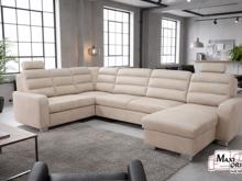 Fotogalerie Pohodlná sedací souprava Broadway do U béžová