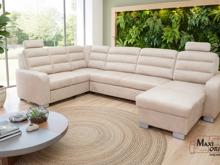 Fotogalerie Pohodlná sedací souprava Broadway do U béžová