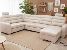 Fotogalerie Pohodlná sedací souprava Broadway do U béžová