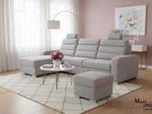 Fotogalerie Taburet Broadway - výběr potahů 