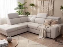 Fotogalerie Rohová rozkládací sedací souprava Nevada - levá - béžová 