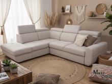 Fotogalerie Rohová rozkládací sedací souprava Nevada - levá - béžová 