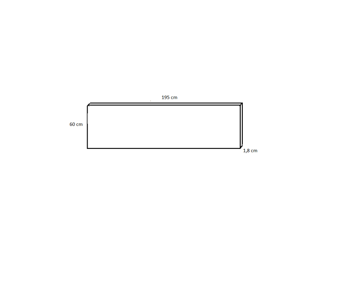 Fotogalerie Nástěnný panel - dekor bílá- v rozměru 195 x 60 cm