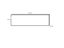 Fotogalerie Nástěnný panel - dekor bílá alpská - v rozměru 122 x 50 cm