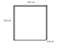 Fotogalerie Nástěnný panel - dekor bílá alpská - v rozměru 167 x 122 cm