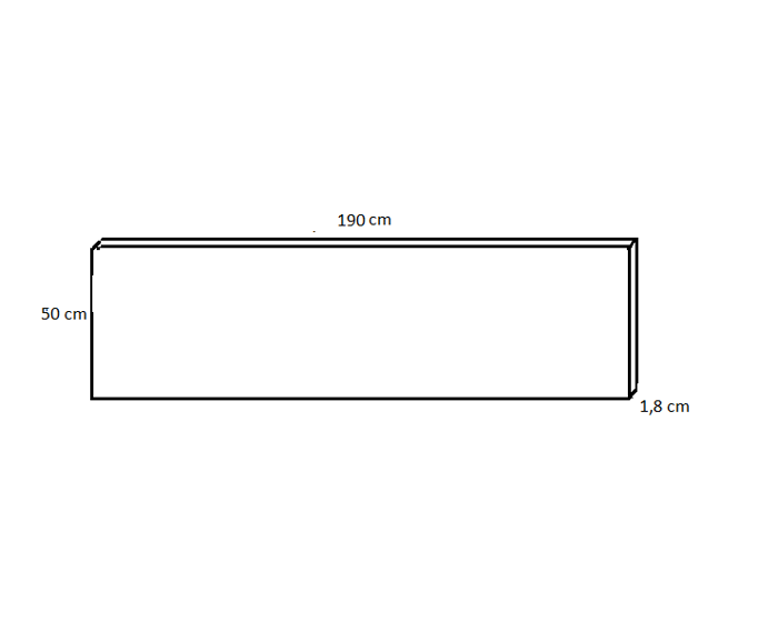 Fotogalerie Nástěnný panel - dekor bílá alpská - v rozměru 190 x 50 cm