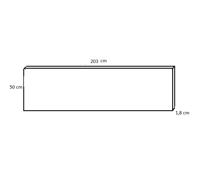 Fotogalerie Nástěnný panel - dekor bílá alpská - v rozměru 203 x 50 cm