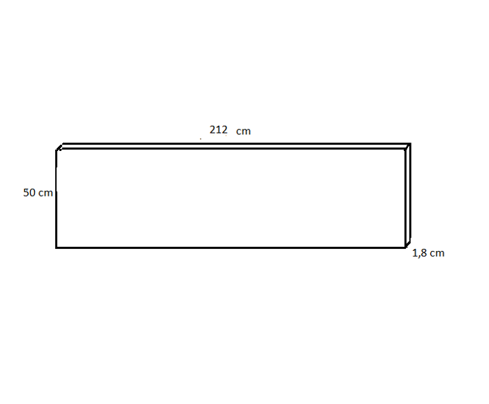 Fotogalerie Nástěnný panel - dekor bílá alpská - v rozměru 212 x 50 cm