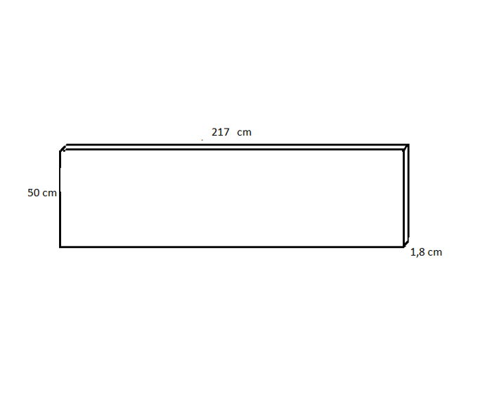 Fotogalerie Nástěnný panel - dekor bílá alpská - v rozměru 217 x 50 cm
