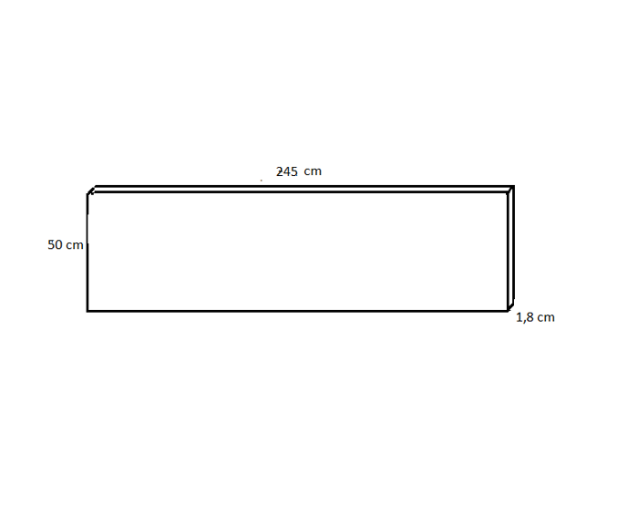 Fotogalerie Nástěnný panel - dekor bílá alpská - v rozměru 245 x 50 cm