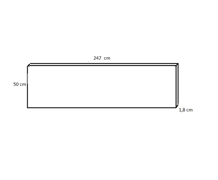Fotogalerie Nástěnný panel - dekor Dark Atelier - v rozměru 247 x 50 cm