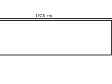 Fotogalerie Nástěnný panel - dekor Dark Atelier - v rozměru 197,5 x 55 cm