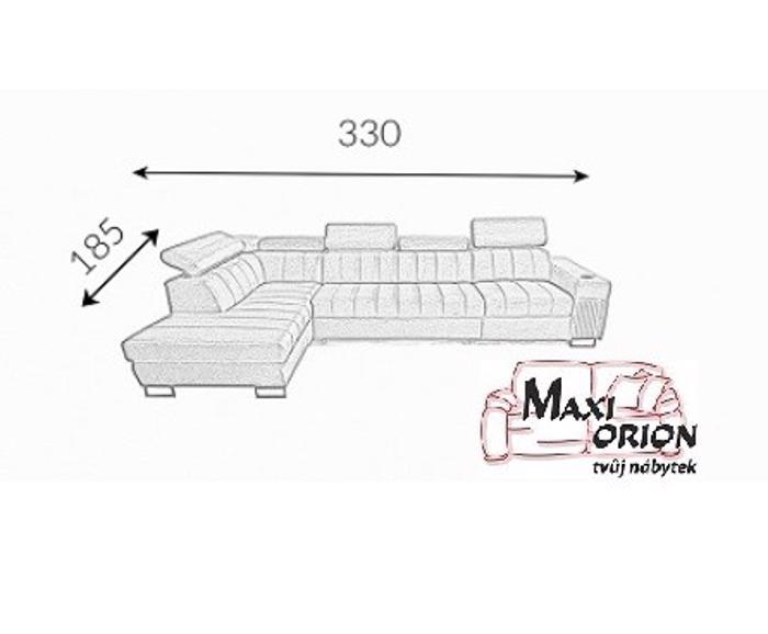 Fotogalerie Sedací souprava Metrix vzor Alicante XL