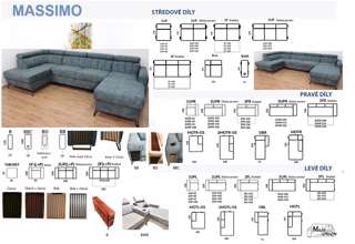 Pohovka s úložným prostorem Metrix Massimo