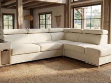 Fotogalerie Rozkládací rohová sedací souprava Metrix IV s výsuvným barem a úložným prostorem - šedá